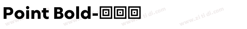 Point Bold字体转换